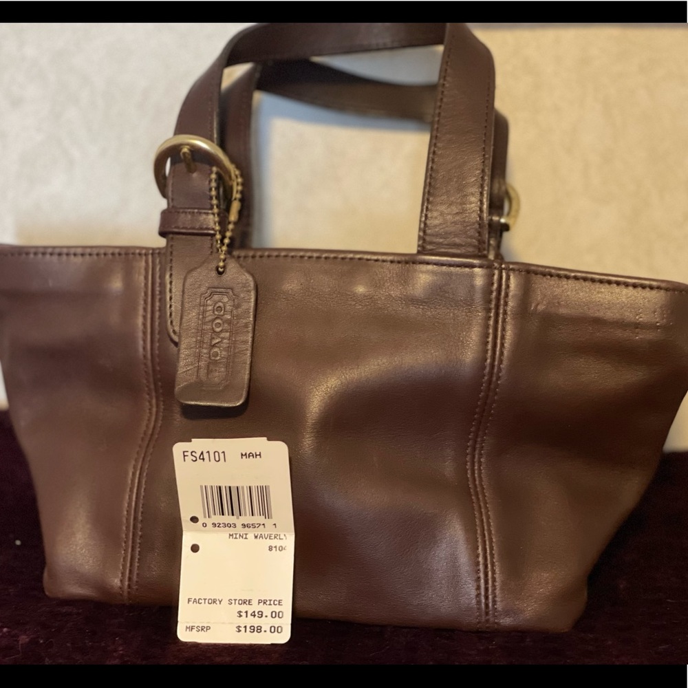 COACH mini waverly VINTAGE handbag mid-late 1990’s